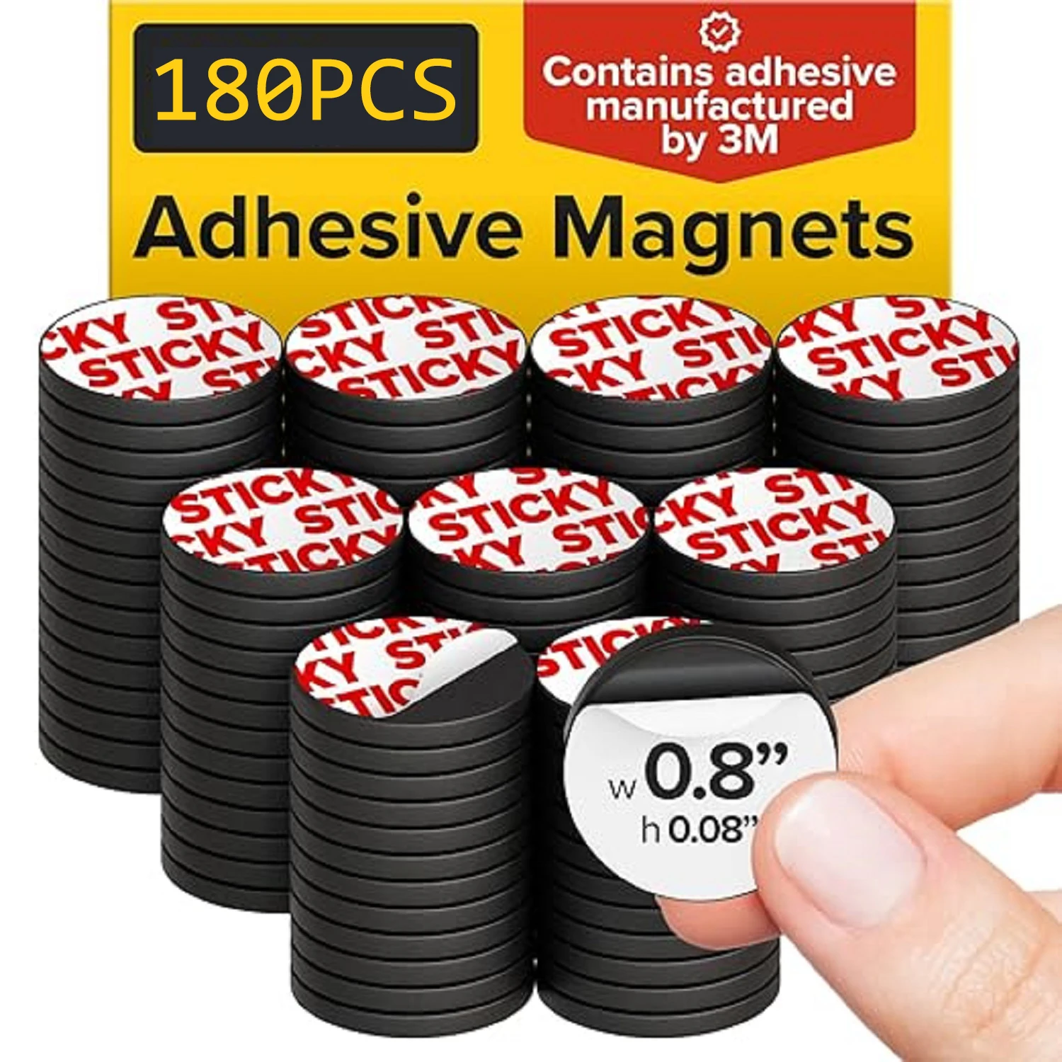 Makeasy Peel Stick Flexible Adhesive Magnets Magnetic Dots for Office Supplies Whiteboard Crafts Fridge School Projects
Makeasy Peel Stick Flexible Adhesive Magnets Magnetic Dots for Office Supplies Whiteboard Crafts Fridge School Projects