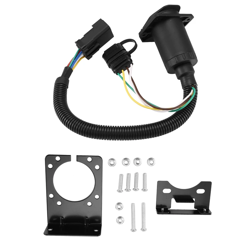 56038366AB Trailer Wiring 7-Way Pin Connector Plug For Dodge Ram Durango Jeep Chrysler
56038366AB Trailer Wiring 7-Way Pin Connector Plug For Dodge Ram Durango Jeep Chrysler