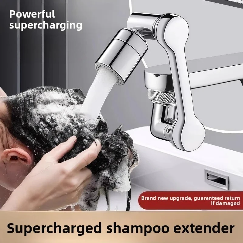 2Pcs 1800° Rotating Faucet Aerator, Universal Mechanical Arm Sink Nozzle, Water Saving Faucet Attachment For Bathroom Sinks, ABS
2Pcs 1800° Rotating Faucet Aerator, Universal Mechanical Arm Sink Nozzle, Water Saving Faucet Attachment For Bathroom Sinks, ABS