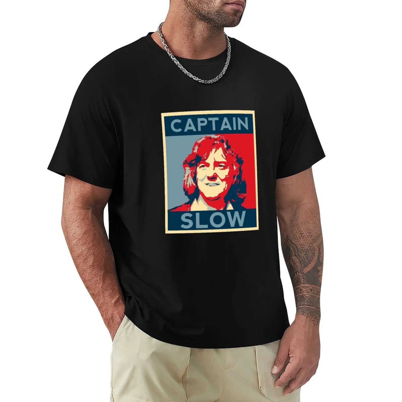 James May - Captain Slow T-Shirt Basic Tee Shirt for Everyday Outfit
James May - Captain Slow T-Shirt Basic Tee Shirt for Everyday Outfit