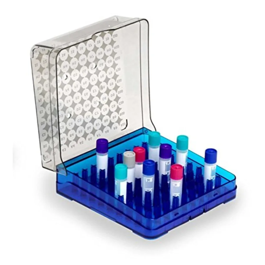 Arctic Squares Cryogenic Tube Storage Box PC 100-Place Blue for Lab Use Plastic Material
Arctic Squares Cryogenic Tube Storage Box PC 100-Place Blue for Lab Use Plastic Material