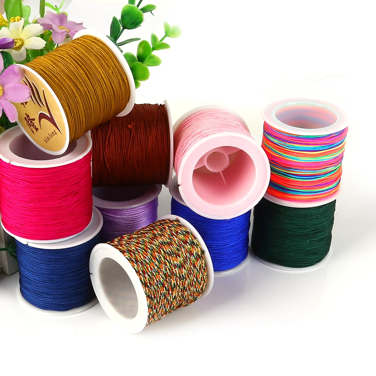 72# Jade Cord for Chinese Knot & Tassel | Nylon Thread Wholesale Strong Durability DIY Macrame Crafts Festival Decorations 50m
72# Jade Cord for Chinese Knot & Tassel | Nylon Thread Wholesale Strong Durability DIY Macrame Crafts Festival Decorations 50m