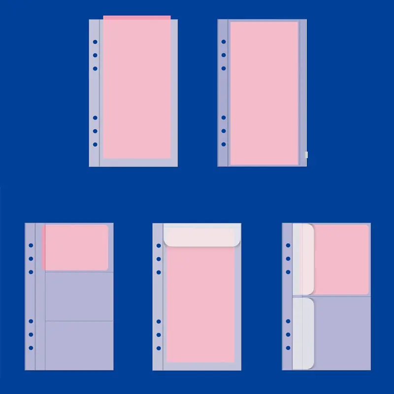 5pcs/Lot A6 Clear Binder Pockets Ring For 6-Ring Notebook Cash Envelopes Budgeting Loose Leaf Bags Filing Planner Insert Sleeves
5pcs/Lot A6 Clear Binder Pockets Ring For 6-Ring Notebook Cash Envelopes Budgeting Loose Leaf Bags Filing Planner Insert Sleeves
