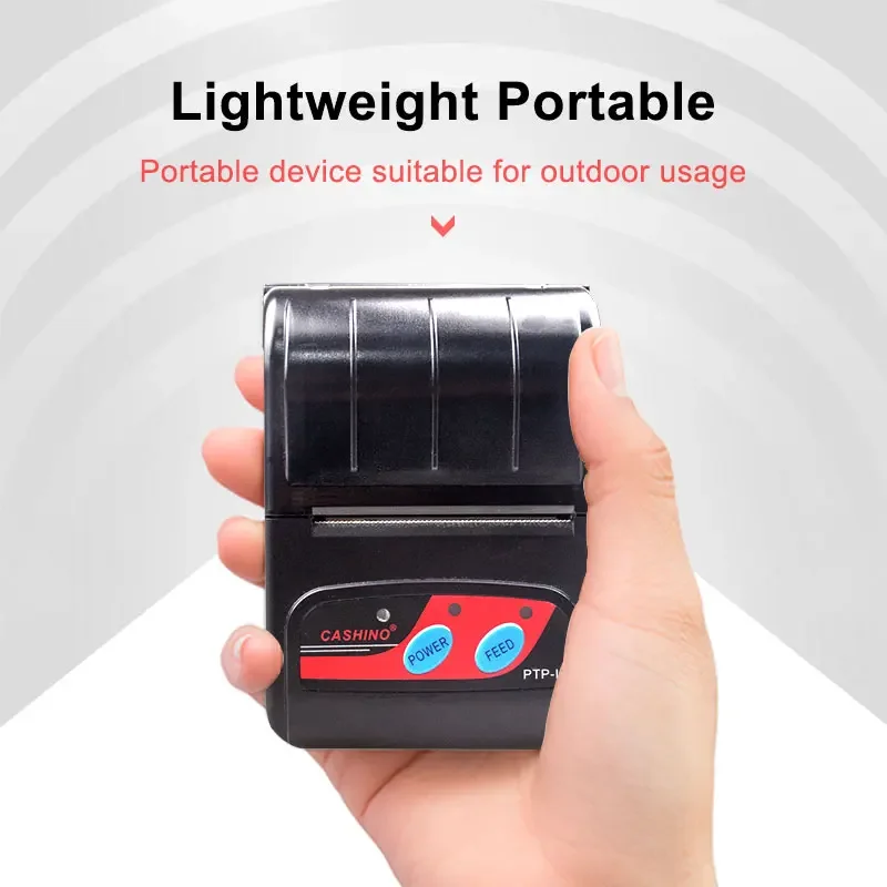 NewCashino PTP-II 2 Inch 58mm High Quality Mobile Portable bluetooth Thermal Receipt Printer
NewCashino PTP-II 2 Inch 58mm High Quality Mobile Portable bluetooth Thermal Receipt Printer