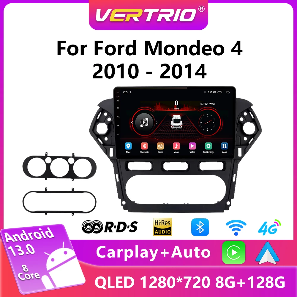 8 Core 4G Android 12.0 For Ford Mondeo 4 Mk 4 2010 - 201 2 Din Car Radio Multimedia Video Player Autoradio Carplay GPS WIFI DVD
8 Core 4G Android 12.0 For Ford Mondeo 4 Mk 4 2010 - 201 2 Din Car Radio Multimedia Video Player Autoradio Carplay GPS WIFI DVD