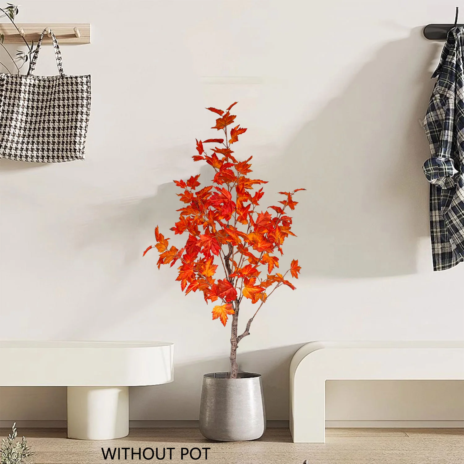 145CM/4.7ft Artificial Maple tree plant Indoor outdoor Autumn Ornament fake plant for home garden party living room decor
145CM/4.7ft Artificial Maple tree plant Indoor outdoor Autumn Ornament fake plant for home garden party living room decor