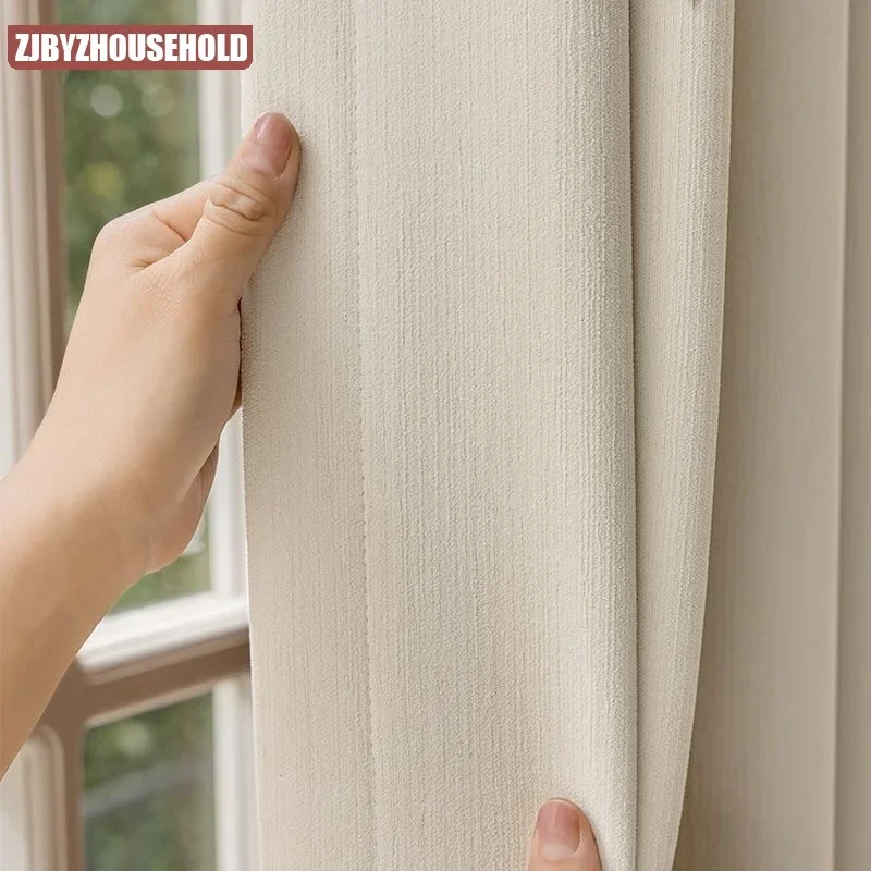 Modern French Luxury Blackout Chenille Curtains for Living Room BedroomSun Protection Heat Insulation Cream Window Custom Size
Modern French Luxury Blackout Chenille Curtains for Living Room BedroomSun Protection Heat Insulation Cream Window Custom Size