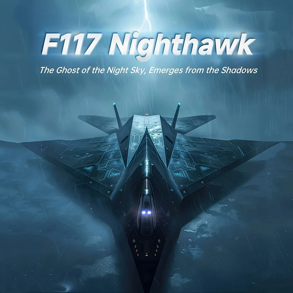 WWWII 1375pcs Military F-117A Fighter Plane Building Blocks Model MOC Creativity Sets Airplane Bricks Toys for Christmas Gift
WWWII 1375pcs Military F-117A Fighter Plane Building Blocks Model MOC Creativity Sets Airplane Bricks Toys for Christmas Gift