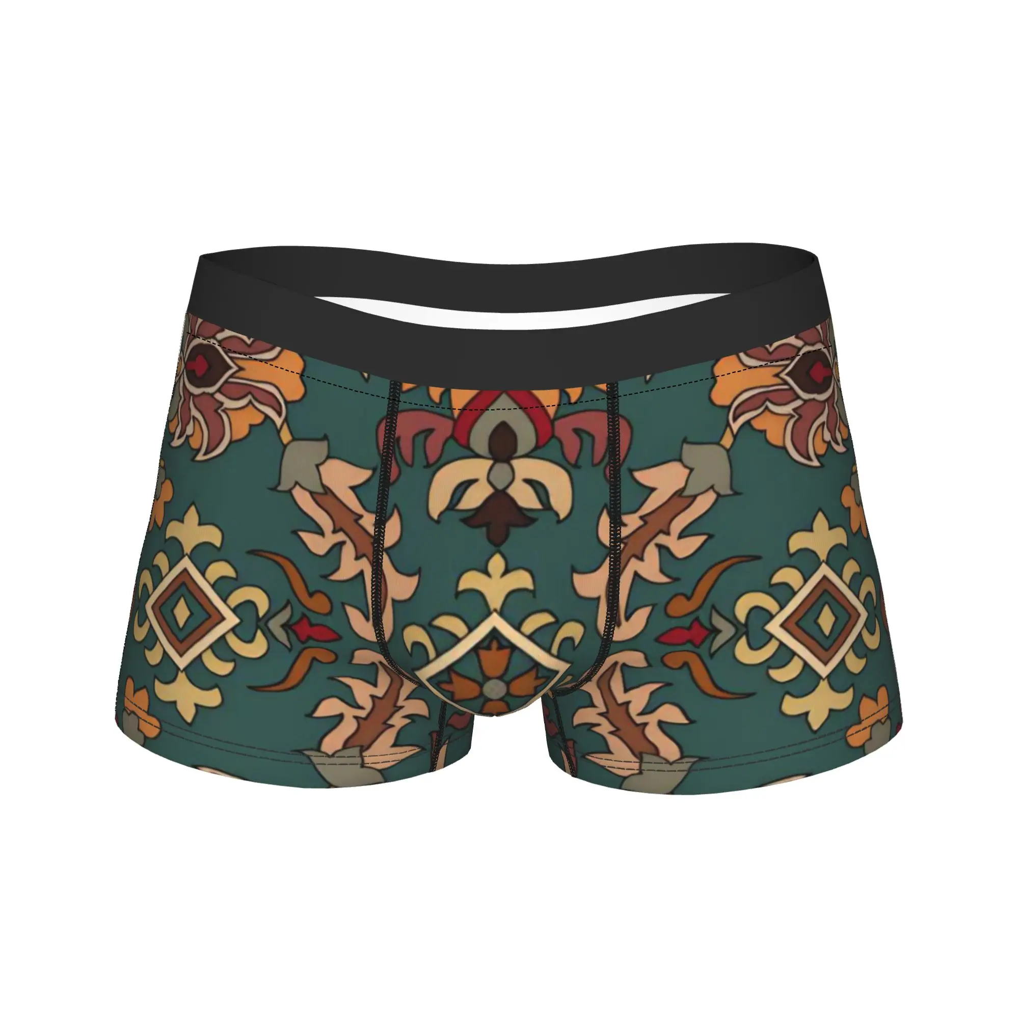 Retro Bohemian Woven Pattern Boxer Shorts Pouch Underwear Trenky Printing Boxer Brief Classic Male Underpants Big Size
Retro Bohemian Woven Pattern Boxer Shorts Pouch Underwear Trenky Printing Boxer Brief Classic Male Underpants Big Size