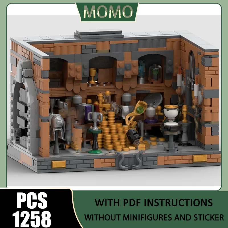 Famous Scene Moc Building Blocks Modular The cup in the Lestrange Vault Model Technology Brick Assembly Construction Toy Holiday
Famous Scene Moc Building Blocks Modular The cup in the Lestrange Vault Model Technology Brick Assembly Construction Toy Holiday