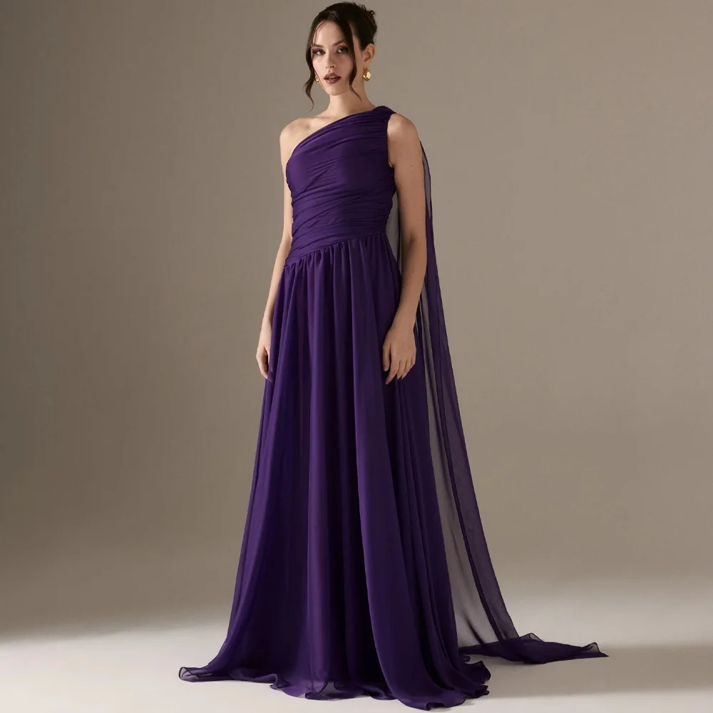 Customized Long One Shoulder Dress Sleeveless Chiffon Dresses Evening Gown Exquisite Elegant Prom Formal Party Gowns for Women
Customized Long One Shoulder Dress Sleeveless Chiffon Dresses Evening Gown Exquisite Elegant Prom Formal Party Gowns for Women
