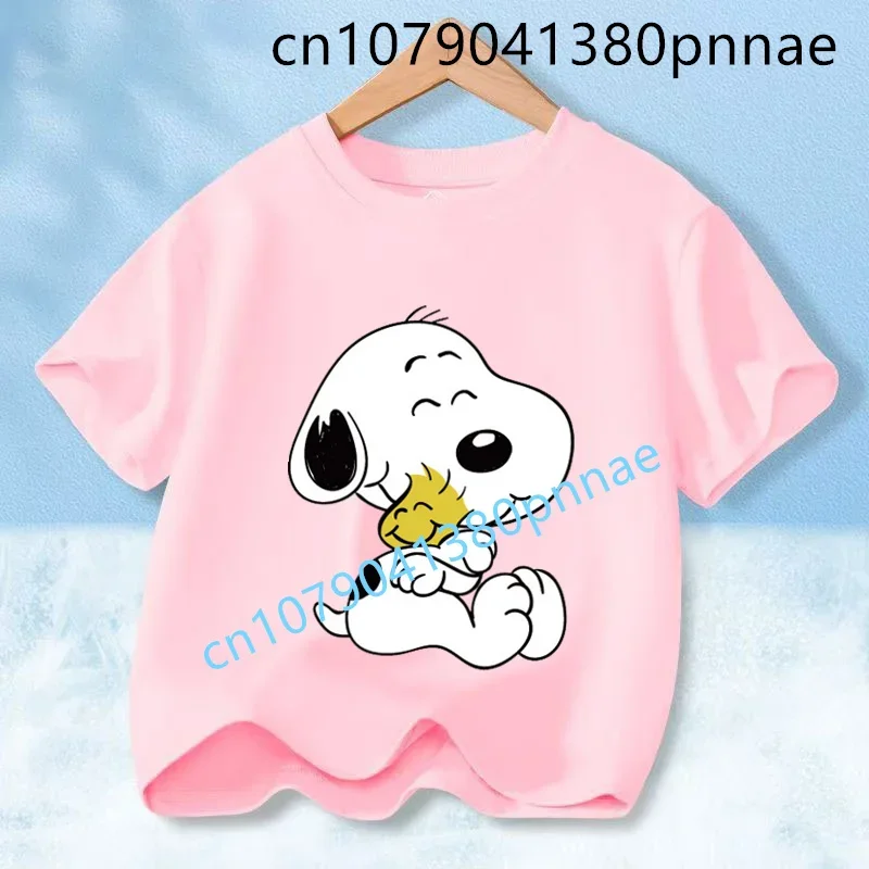 Kids T-Shirts Girls Clothes Baby Boys Short Sleeve Pink T Shirt 2025 Summer Children Tops Hot Sale Snoopy Cute Dog Print Cartoon
Kids T-Shirts Girls Clothes Baby Boys Short Sleeve Pink T Shirt 2025 Summer Children Tops Hot Sale Snoopy Cute Dog Print Cartoon