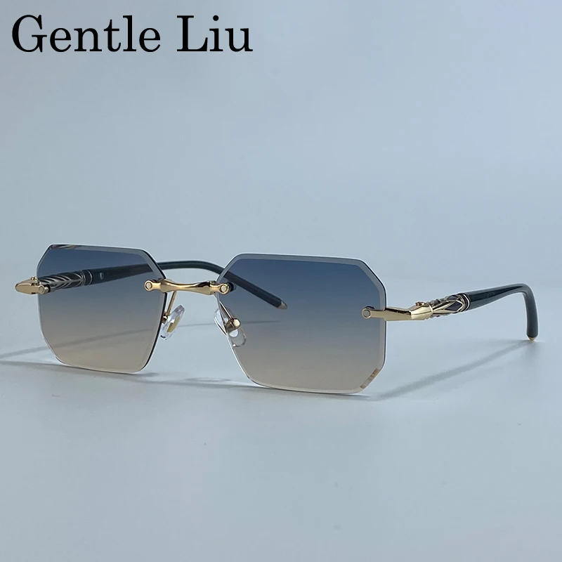 Square Rimless Punk Sunglasses Men 2025 Luxury Brand Trendy Driving UV400 Sun Glasses Polygon Frameless Eyewear For Male Shades
Square Rimless Punk Sunglasses Men 2025 Luxury Brand Trendy Driving UV400 Sun Glasses Polygon Frameless Eyewear For Male Shades
