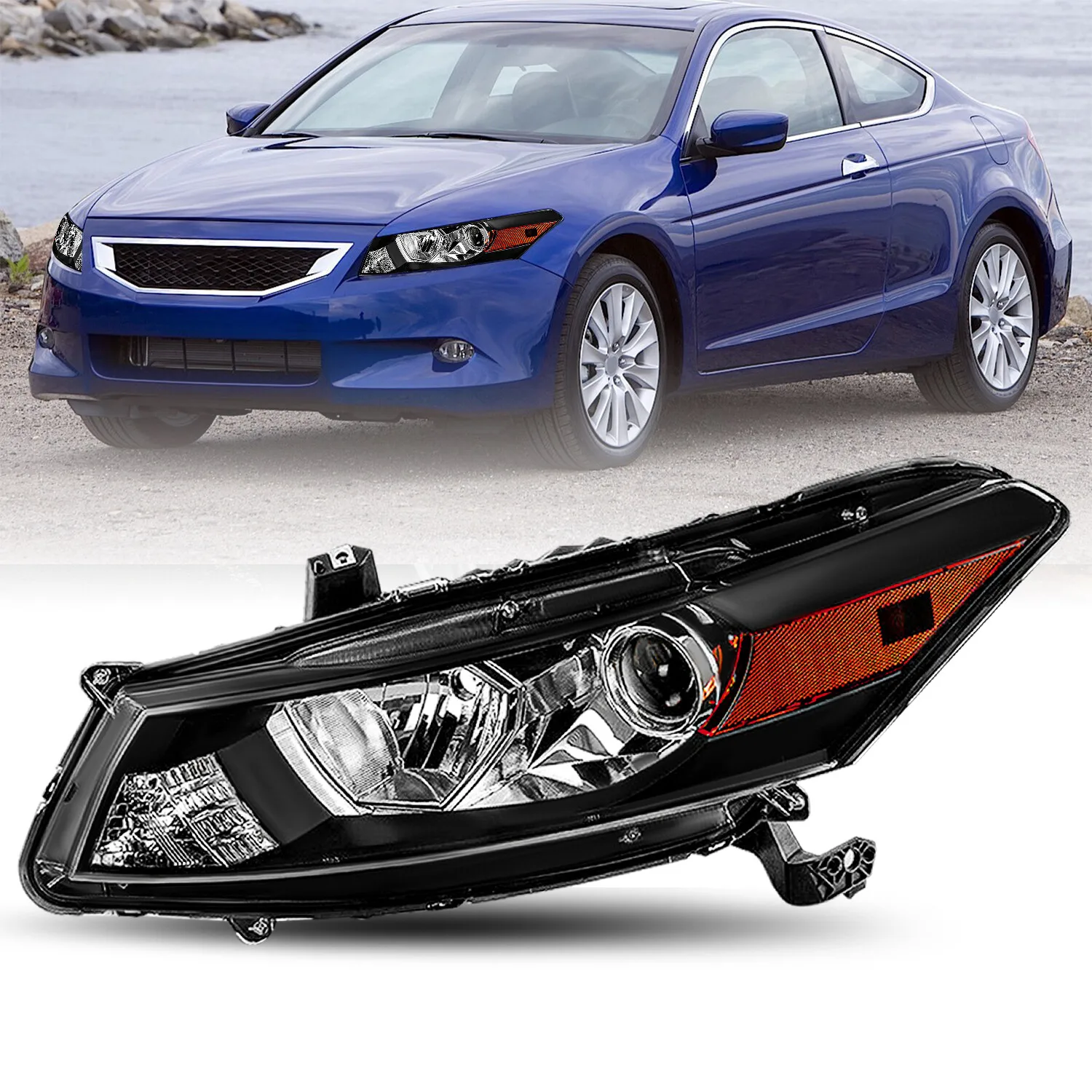 For 2008-2012 Honda Accord 2-Door 2Dr Coupe Left Driver Side Headlight
For 2008-2012 Honda Accord 2-Door 2Dr Coupe Left Driver Side Headlight