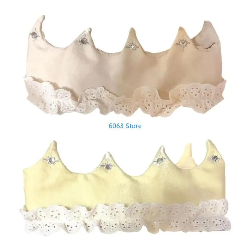 Portable Newborns Photo Crown Hat Headband Elegant Lace Trimmed Baby Accessories
Portable Newborns Photo Crown Hat Headband Elegant Lace Trimmed Baby Accessories