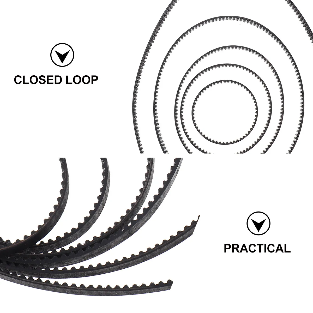 6Pcs Gt2 Synchronous Timing Belt Closed Loop Rubber Belt for 3D Printer Cnc Linear Positioning System Vibration Absorption Low
6Pcs Gt2 Synchronous Timing Belt Closed Loop Rubber Belt for 3D Printer Cnc Linear Positioning System Vibration Absorption Low