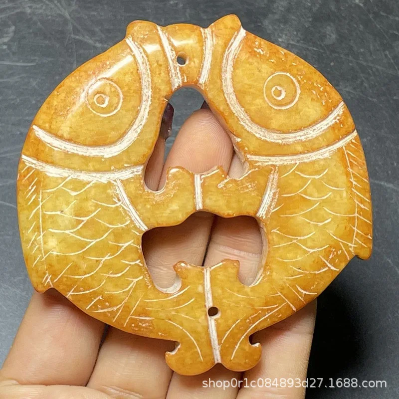 8Centimeter Pisces Jade Pendant Necklace Jewelry Hollow Jade PendantDIYHandmade Waist Pendant Tassel Ornament
8Centimeter Pisces Jade Pendant Necklace Jewelry Hollow Jade PendantDIYHandmade Waist Pendant Tassel Ornament