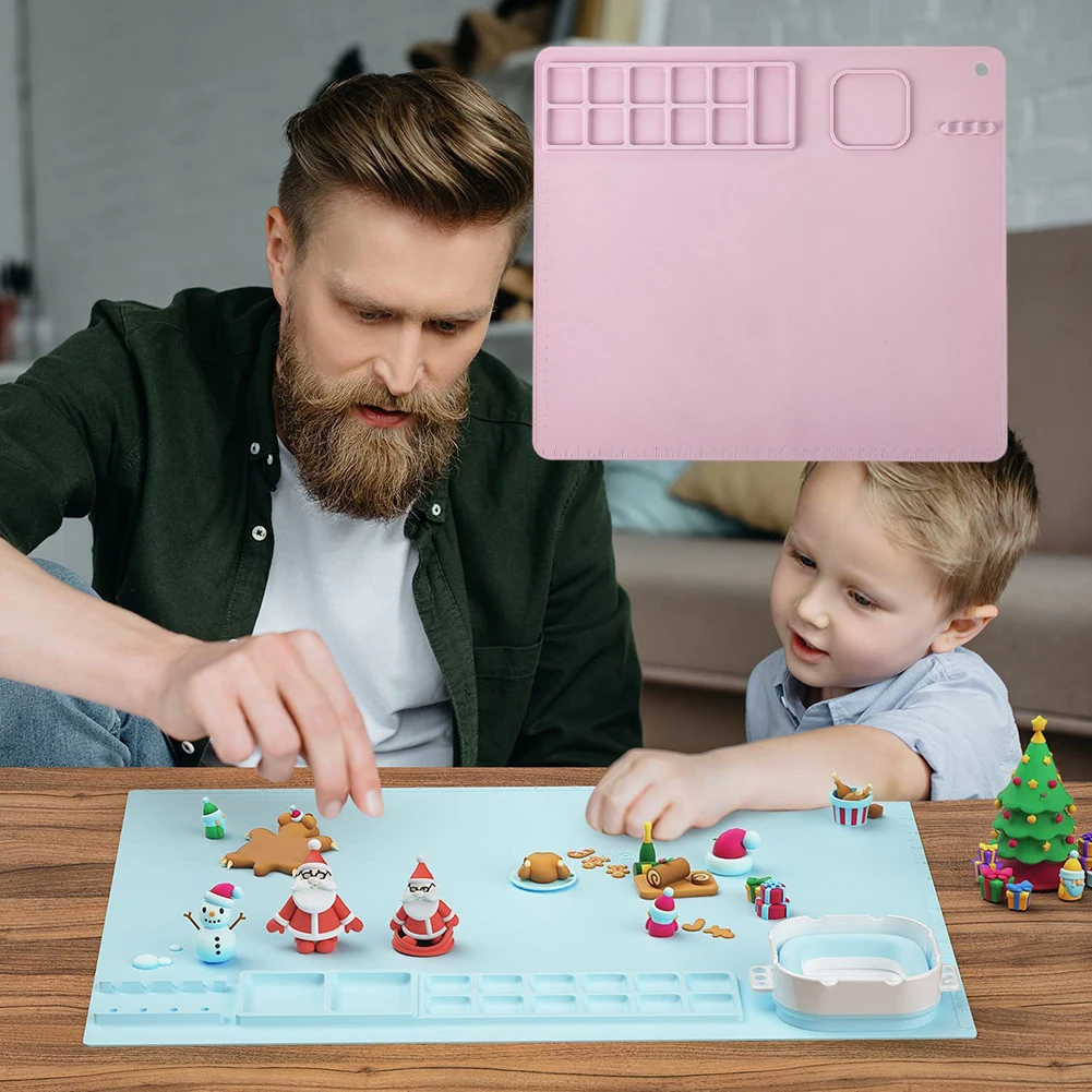 Rectangular Silicone Painting Mat Flexible DIY Craft Mat Watercoloring Art Drawing Pad School Stationery Supplies Christmas Gift
Rectangular Silicone Painting Mat Flexible DIY Craft Mat Watercoloring Art Drawing Pad School Stationery Supplies Christmas Gift
