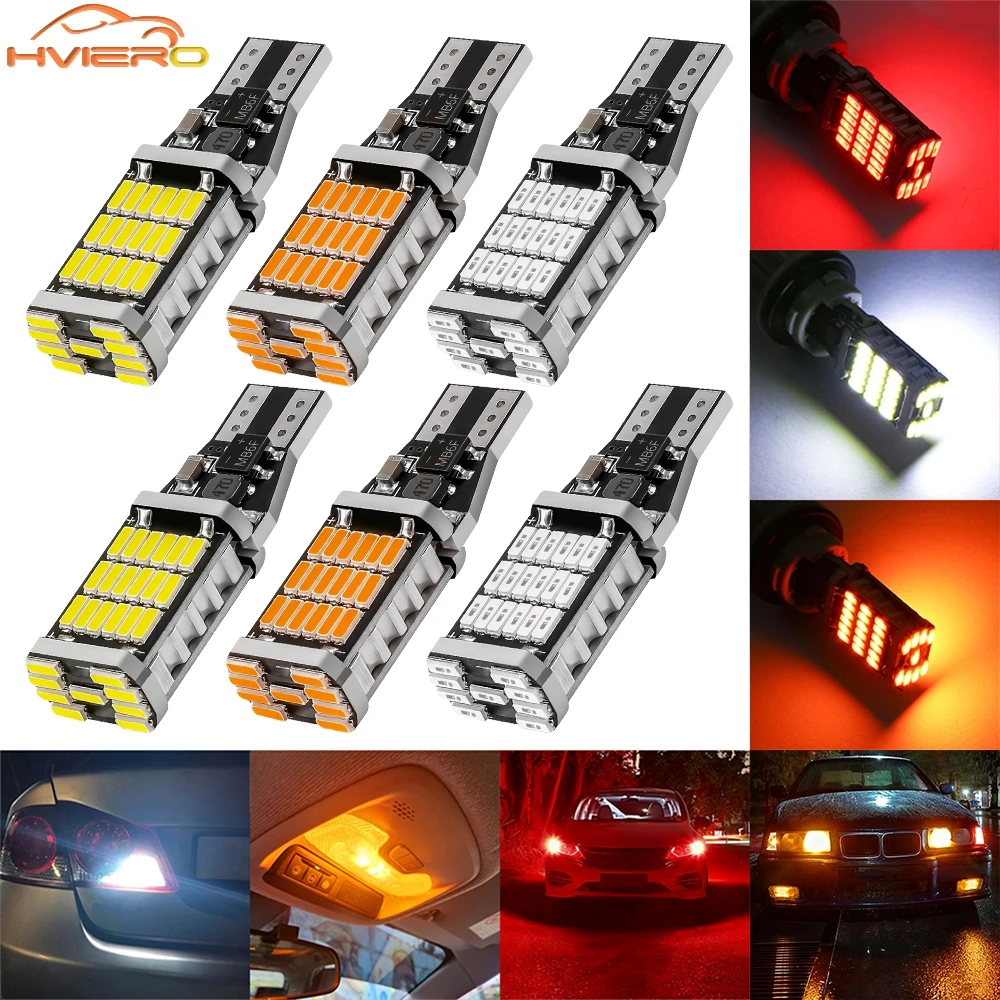 1/2/6PCS Car LED Trunk License Plate Lamp CANBUS T15 W16W 4014 45SMD Bright Tail Reversing Brake Turn Signal Light BackUp Bulb
1/2/6PCS Car LED Trunk License Plate Lamp CANBUS T15 W16W 4014 45SMD Bright Tail Reversing Brake Turn Signal Light BackUp Bulb