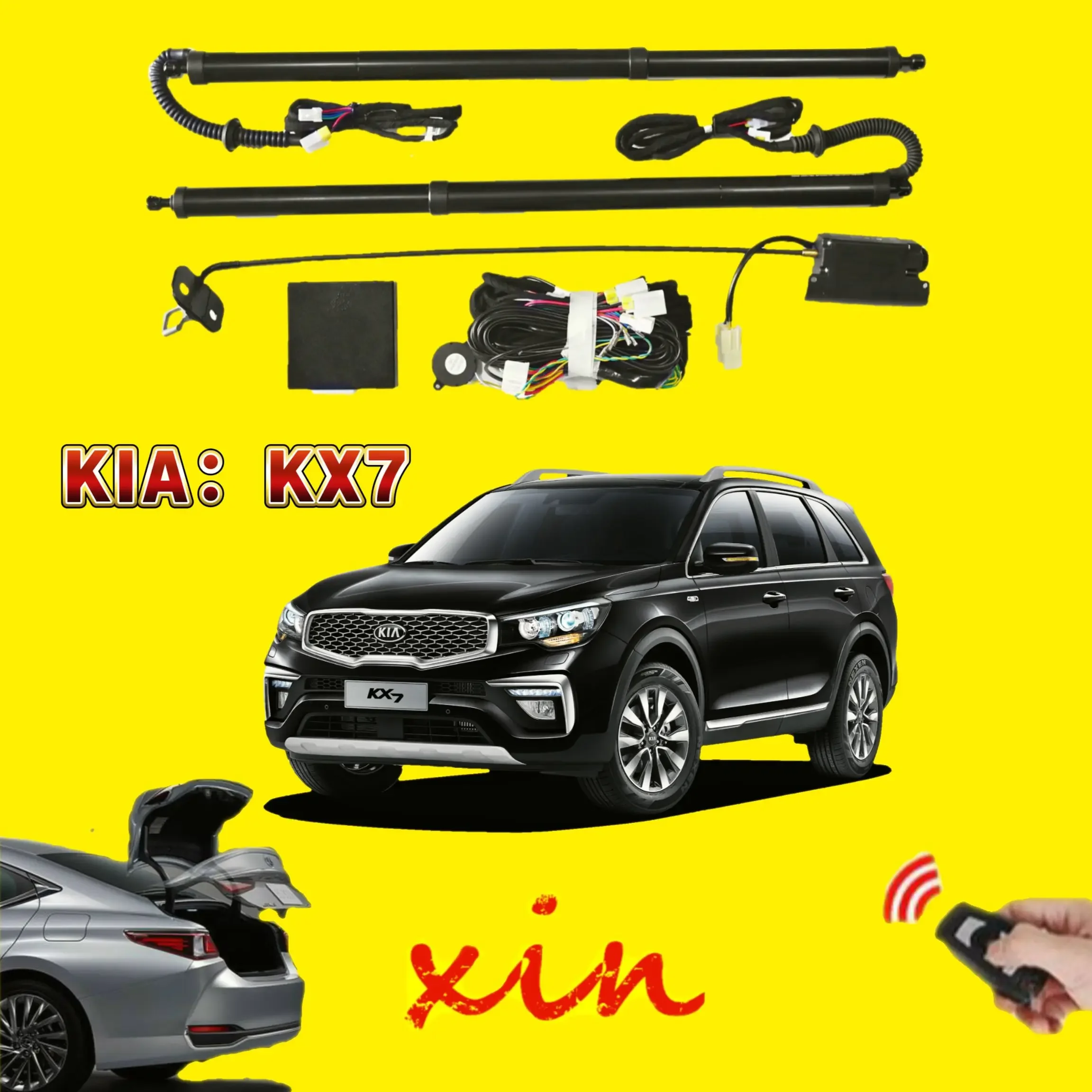 Для KIA KX7 2017 + электрическая задняя дверь, автоматическое управление приводом багажника, открывающийся автомобильный подъемник, комплект питания для задней двери
Для KIA KX7 2017 + электрическая задняя дверь, автоматическое управление приводом багажника, открывающийся автомобильный подъемник, комплект питания для задней двери