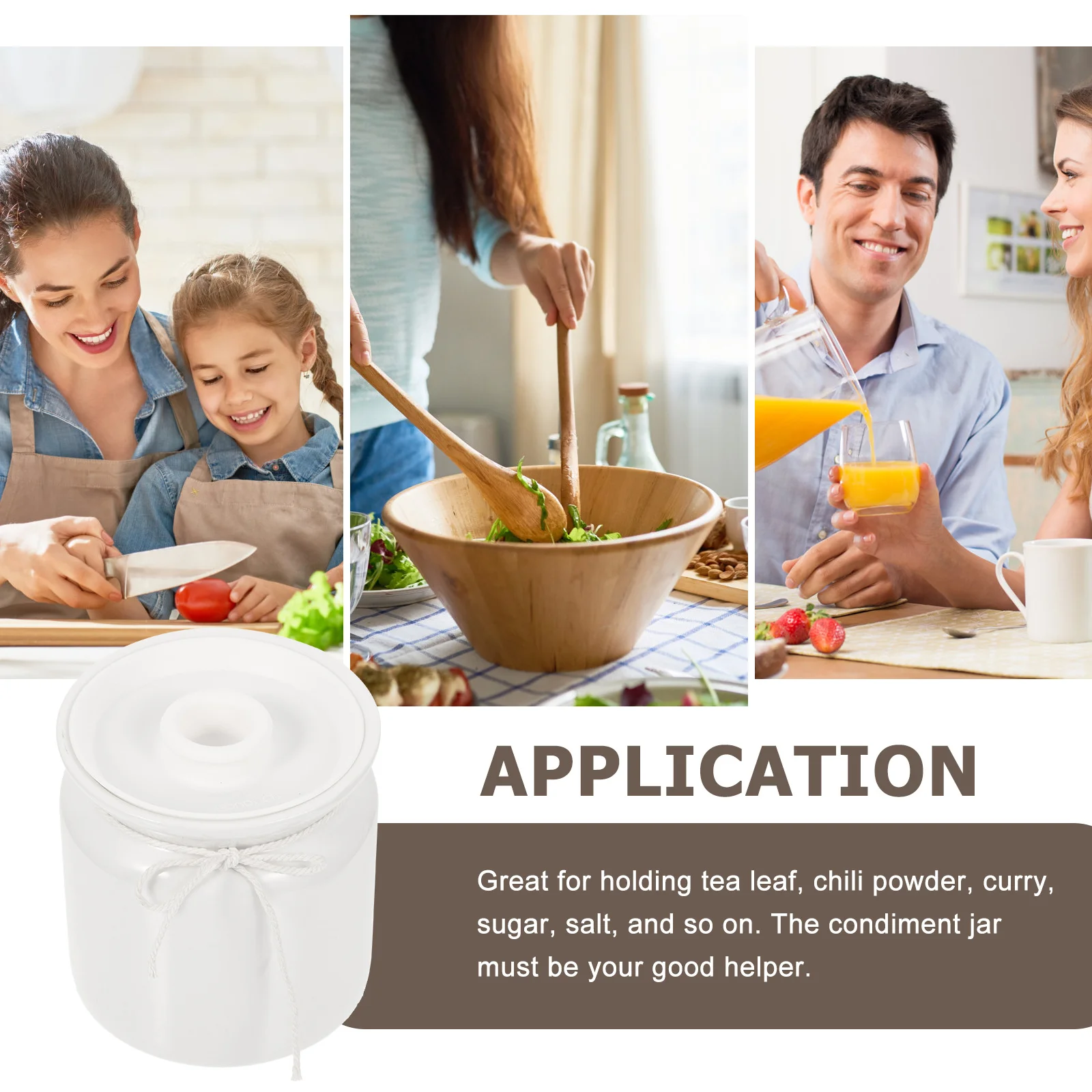 Ceramic Canisters Seasoning Storage Container Kitchen Condiment Holder Elegant Design Ceramic Jars Spice Containers Lard Oil Jar
Ceramic Canisters Seasoning Storage Container Kitchen Condiment Holder Elegant Design Ceramic Jars Spice Containers Lard Oil Jar