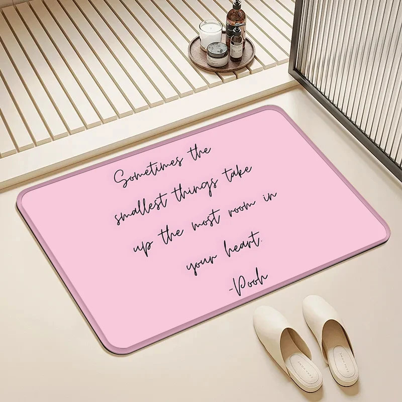 Disney Winnie the Pooh Quote Door Mat Non-Slip Soft Floor Rug for Home Bathroom Kitchen Living Room Decor
Disney Winnie the Pooh Quote Door Mat Non-Slip Soft Floor Rug for Home Bathroom Kitchen Living Room Decor