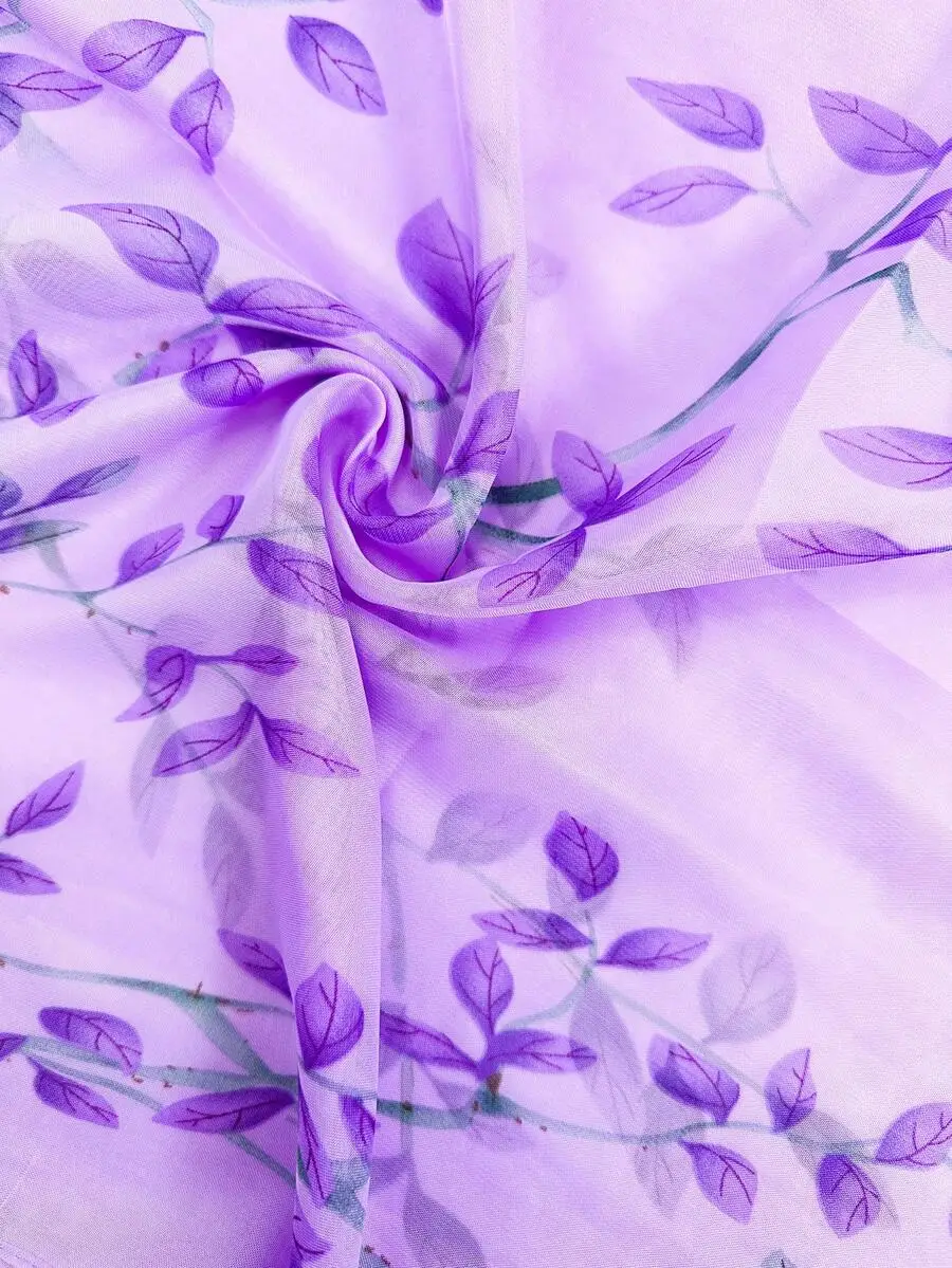 Womens Purple Leaf Print Lightweight Scarf For Spring Summer Autumn Beach Holiday
Womens Purple Leaf Print Lightweight Scarf For Spring Summer Autumn Beach Holiday