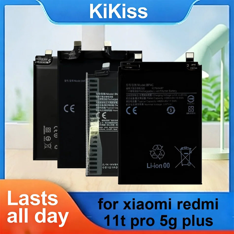 Mobile Phone Battery Reliable Power BP4C BM59 BM5G 2500-5000mAh For Xiaomi Redmi 11T Pro 5G Plus
Mobile Phone Battery Reliable Power BP4C BM59 BM5G 2500-5000mAh For Xiaomi Redmi 11T Pro 5G Plus