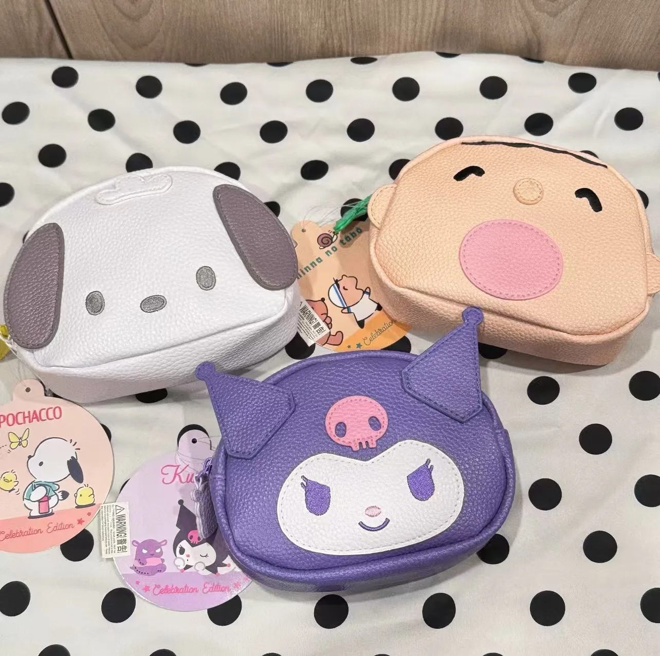 Аниме Kawaii Sanrio Hello Kitty Kuromi Pacha Dog косметичка для хранения мультфильм милая фигурка монета кошелек декор сумка устройство для хранения
Аниме Kawaii Sanrio Hello Kitty Kuromi Pacha Dog косметичка для хранения мультфильм милая фигурка монета кошелек декор сумка устройство для хранения