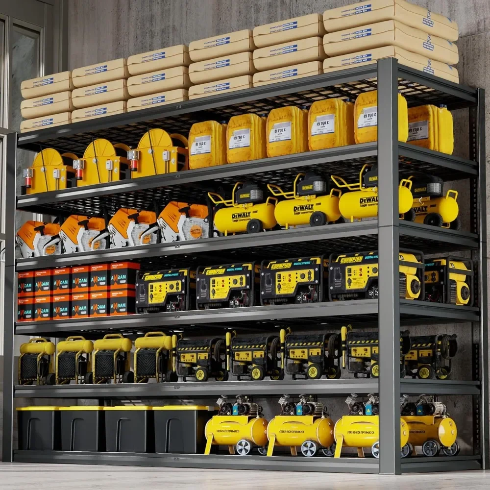 Garage Shelving Heavy Duty, Garage Shelves, Adjustable Storage Shelving Unit, Commercial Metal Shelf Rack for Warehouse
Garage Shelving Heavy Duty, Garage Shelves, Adjustable Storage Shelving Unit, Commercial Metal Shelf Rack for Warehouse