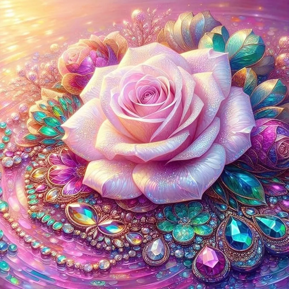 EverShine 5D Diamond Painting Rose Full Drill Embroidery Gemstone DIY Mosaic Flower Crafts And Art Supplies Kit Home Decoration
EverShine 5D Diamond Painting Rose Full Drill Embroidery Gemstone DIY Mosaic Flower Crafts And Art Supplies Kit Home Decoration