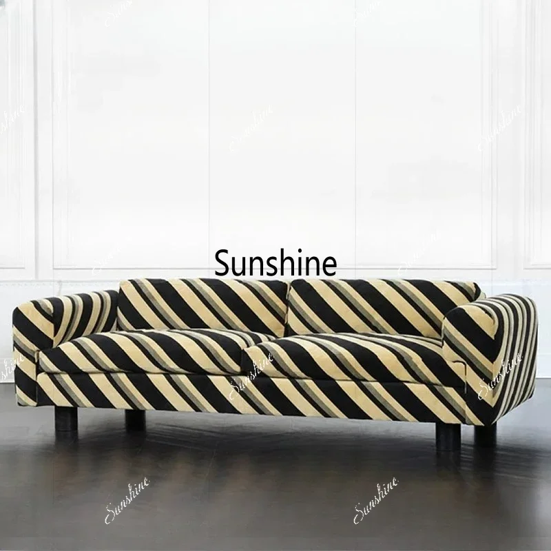 Modern simple striped multi-seat sofa small living room inline fabric sofa
Modern simple striped multi-seat sofa small living room inline fabric sofa
