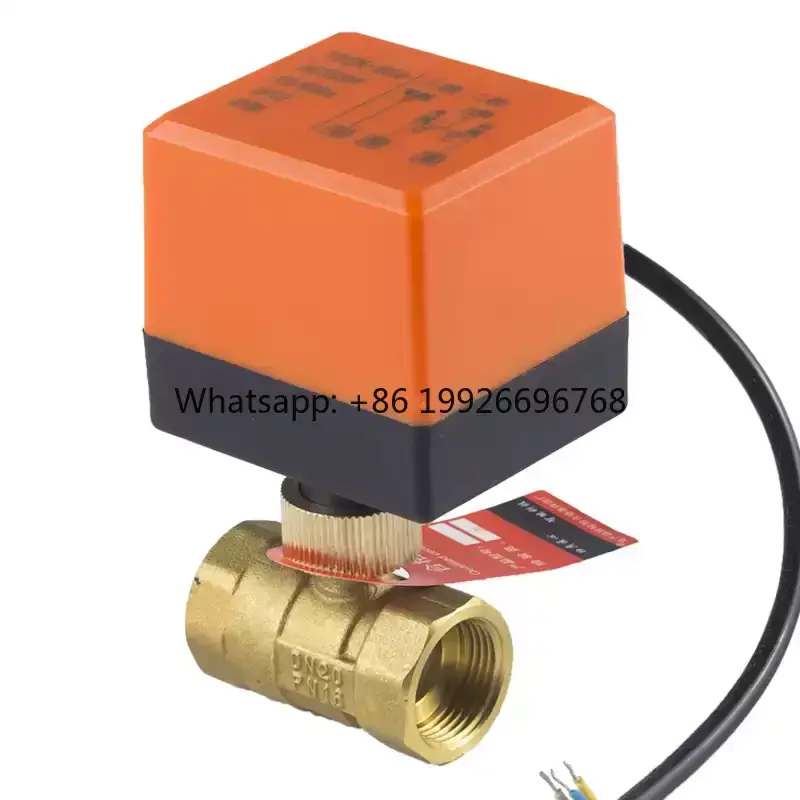 DN 25 PN 16 Programmable Water Control Shutoff 24vdc Electronic Motorized Brass Ball Valve with Actuator
DN 25 PN 16 Programmable Water Control Shutoff 24vdc Electronic Motorized Brass Ball Valve with Actuator