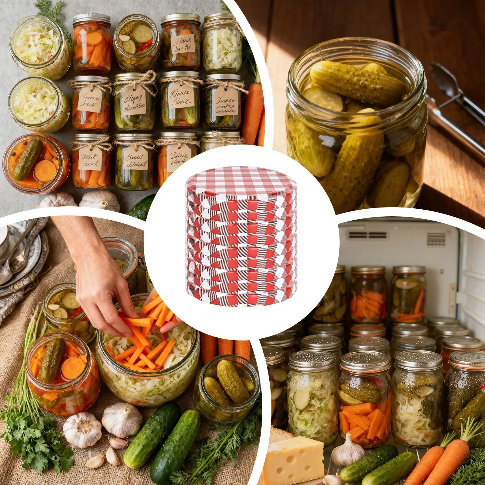 Jar Lids 50 Piece Metal Reusable Cover 85mm Regular Mouth Canning Lids For Jams Coffee Tea Fruits Food Oats Yogurt Kitchen
Jar Lids 50 Piece Metal Reusable Cover 85mm Regular Mouth Canning Lids For Jams Coffee Tea Fruits Food Oats Yogurt Kitchen