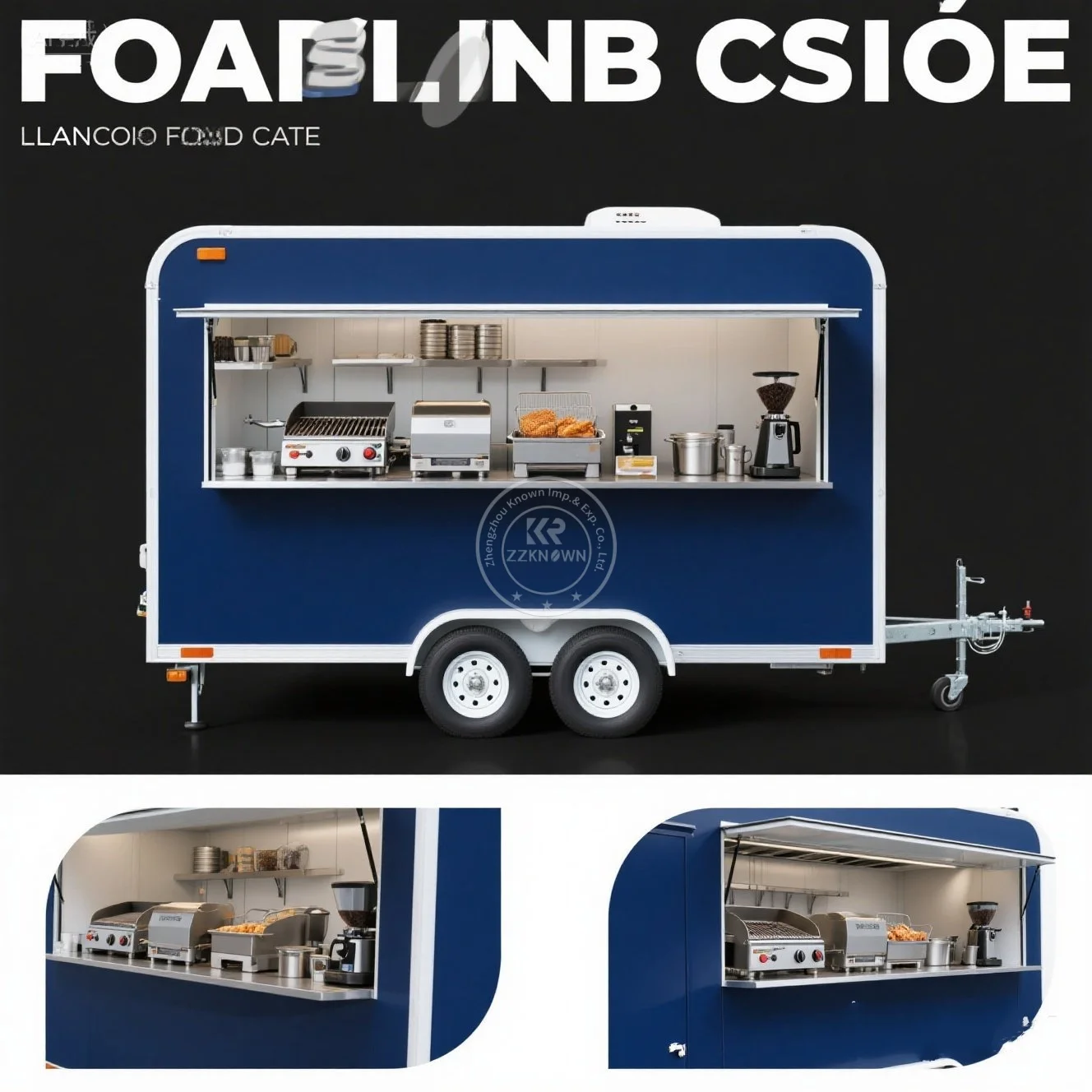 Fully Equipped Food Trailer Mobile Catering Food Truck Fast Food Trailer with Full Kitchen for Small Business
Fully Equipped Food Trailer Mobile Catering Food Truck Fast Food Trailer with Full Kitchen for Small Business