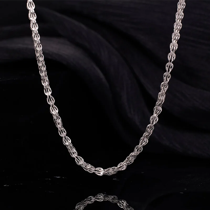 New S925 Silver Italian Precision Wide Edition Sparkling Phoenix Tail Chain Stacked Solid Chain Wedding Jewelry
New S925 Silver Italian Precision Wide Edition Sparkling Phoenix Tail Chain Stacked Solid Chain Wedding Jewelry