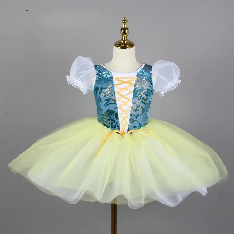 Girls Short Sleeves Round Neck Tull Skirt Ballet Dress Women Stage Show Performance Dance Costume Lacing Ballerina Bodysuit
Girls Short Sleeves Round Neck Tull Skirt Ballet Dress Women Stage Show Performance Dance Costume Lacing Ballerina Bodysuit