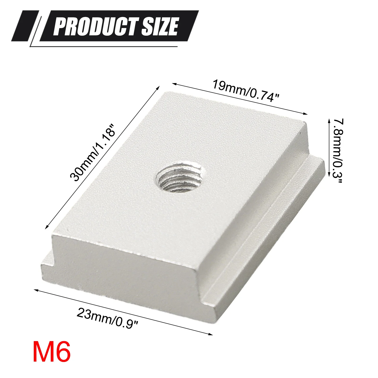 5pcs T-track Slider For Woodworking Table Saw/drill Miter Saw M6/M8 T-Track Slider Aluminum Alloy Silver T Slot Nut Accessories
5pcs T-track Slider For Woodworking Table Saw/drill Miter Saw M6/M8 T-Track Slider Aluminum Alloy Silver T Slot Nut Accessories