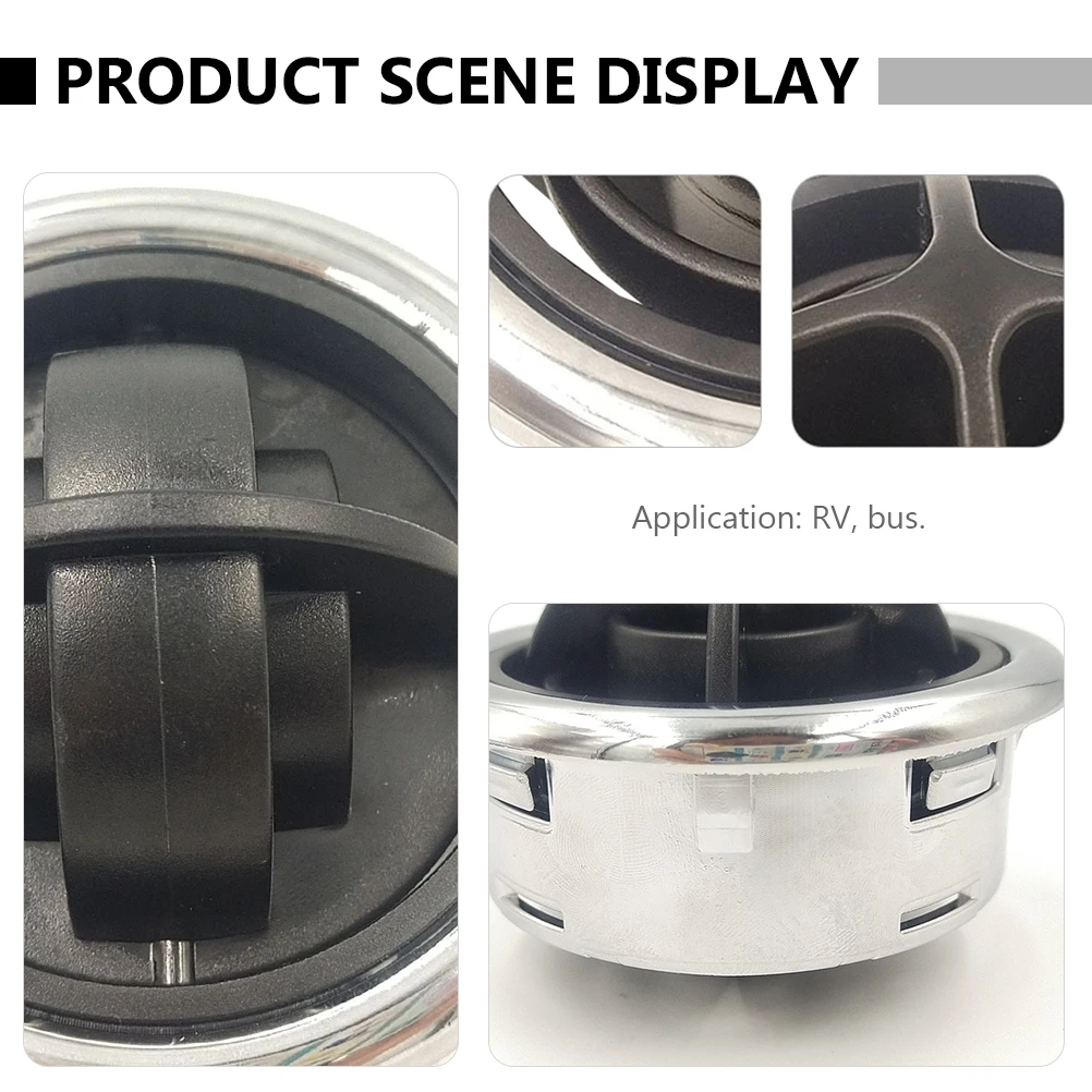 1 Adjustable Abs Air Conditioning Vent Deflector For Rv Bus Round Outlet Durable Airflow Control Easy Install
1 Adjustable Abs Air Conditioning Vent Deflector For Rv Bus Round Outlet Durable Airflow Control Easy Install