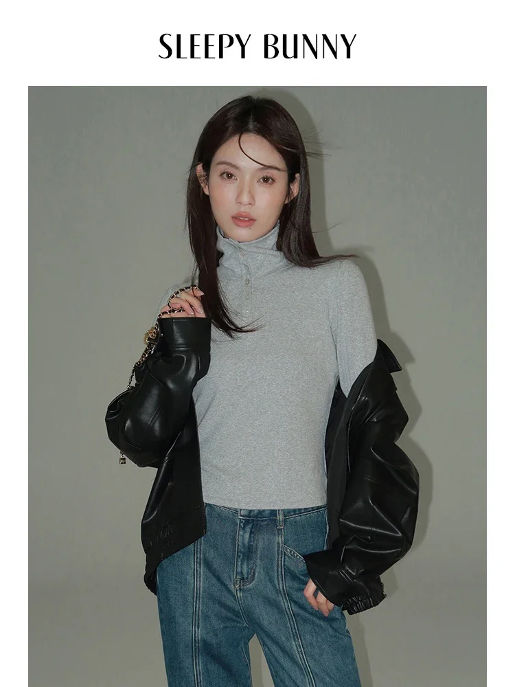 Women Versatile Large Collar Knit Top Spring 2025 Short Slim Fit Long Sleeve Stretch T-Shirt Casual Chic Base Layer Pullover
Women Versatile Large Collar Knit Top Spring 2025 Short Slim Fit Long Sleeve Stretch T-Shirt Casual Chic Base Layer Pullover