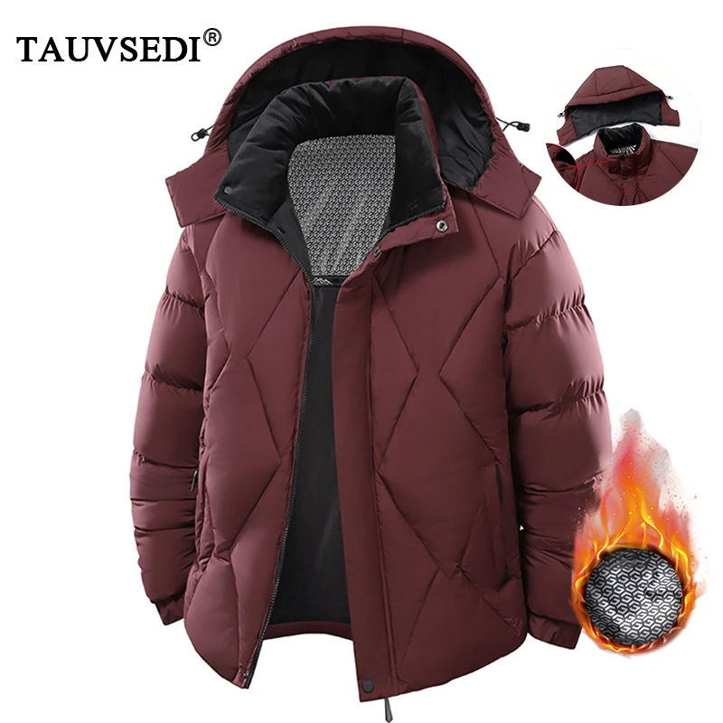 Winter Men Windproof Casual Fashion Jacket Mens Puffer Hooded Outdoor Jackets Male Detachable Hat Thick Jacket Windbreaker Parka
Winter Men Windproof Casual Fashion Jacket Mens Puffer Hooded Outdoor Jackets Male Detachable Hat Thick Jacket Windbreaker Parka