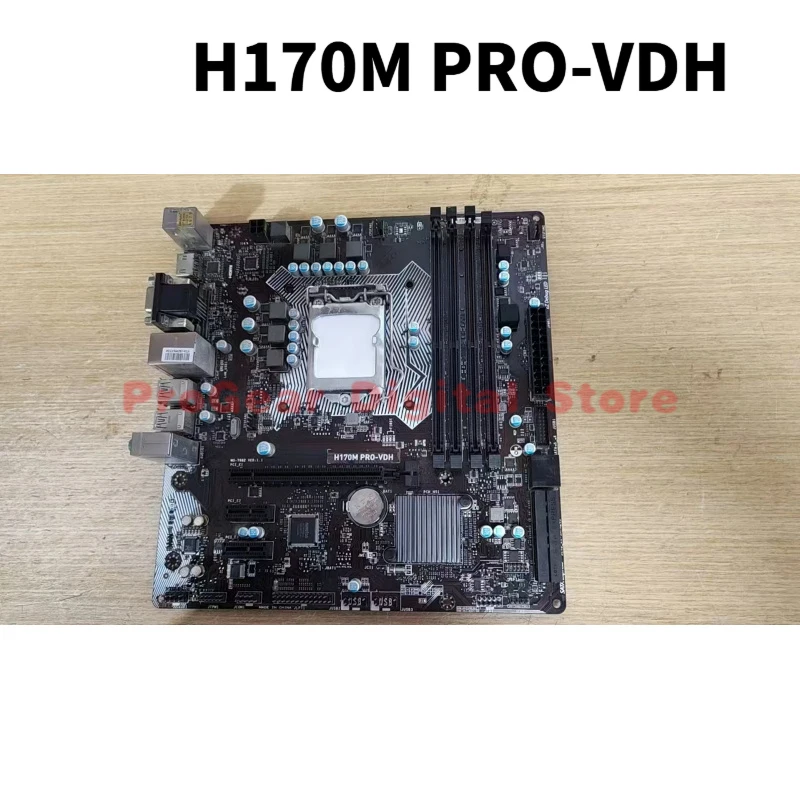 Used For MSI H170M PRO-VDH LGA 1151 DDR4 mATX Motherboard for Intel 6th Gen CPUs
Used For MSI H170M PRO-VDH LGA 1151 DDR4 mATX Motherboard for Intel 6th Gen CPUs