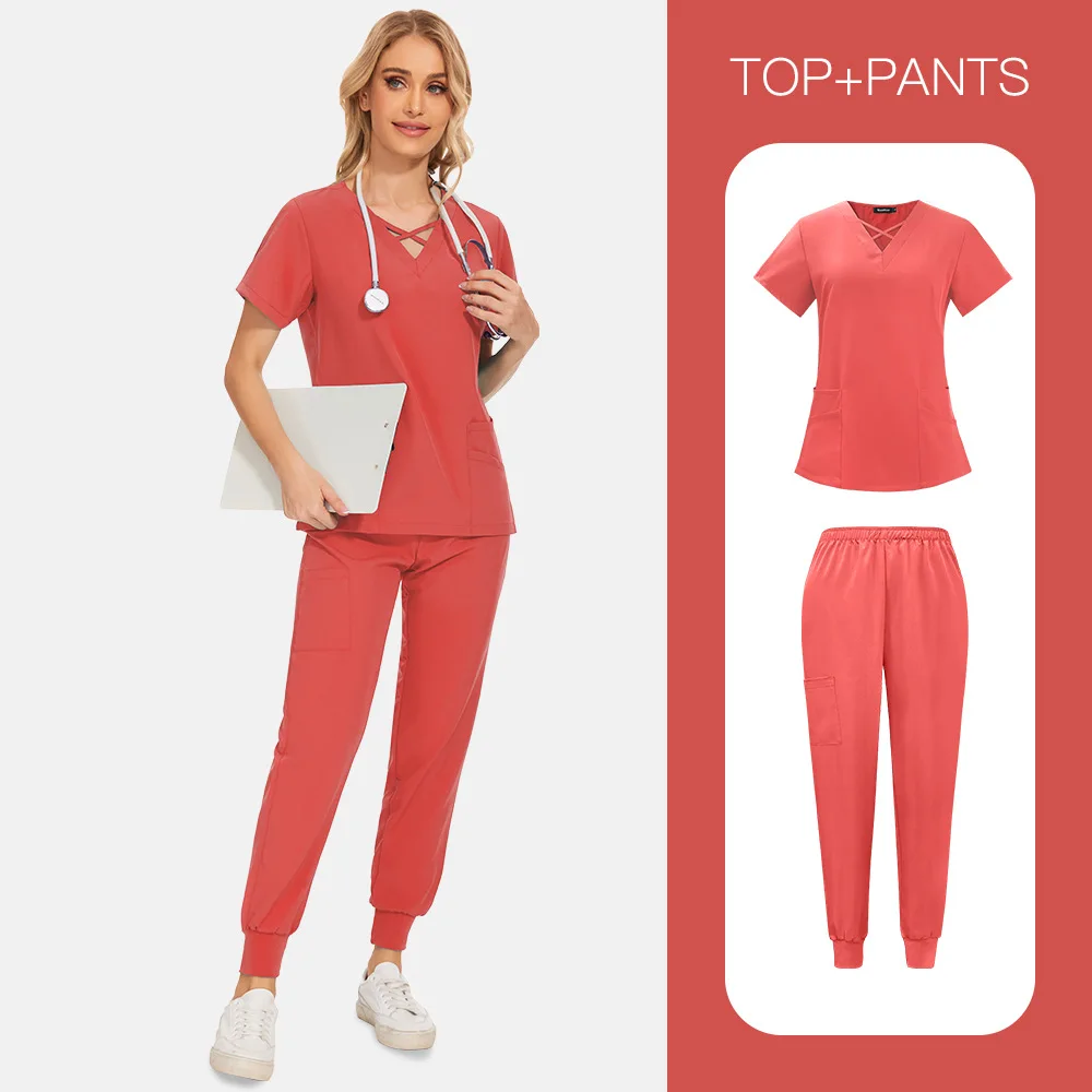 Комплект женской медицинской униформы Slim Fit: топы, брюки-джоггеры, хирургические халаты, аксессуары для медсестер, одежда для стоматологов, салонов красоты и спа.
Комплект женской медицинской униформы Slim Fit: топы, брюки-джоггеры, хирургические халаты, аксессуары для медсестер, одежда для стоматологов, салонов красоты и спа.