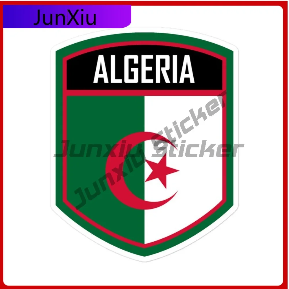 Algeria Flag Emblem Creative Modern Vivid Color Stickers Waterproof Vinyl Decal for Front Rear Bumper Scratch Cover
Algeria Flag Emblem Creative Modern Vivid Color Stickers Waterproof Vinyl Decal for Front Rear Bumper Scratch Cover
