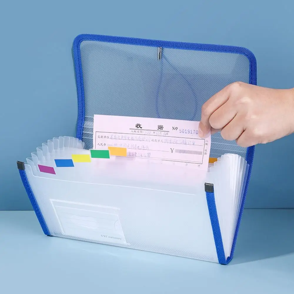 13Pockets Receipt Storage Bag Colored Labels Transparent Accordian File Bag Waterproof Large Capacity PP Expanding File Folder
13Pockets Receipt Storage Bag Colored Labels Transparent Accordian File Bag Waterproof Large Capacity PP Expanding File Folder