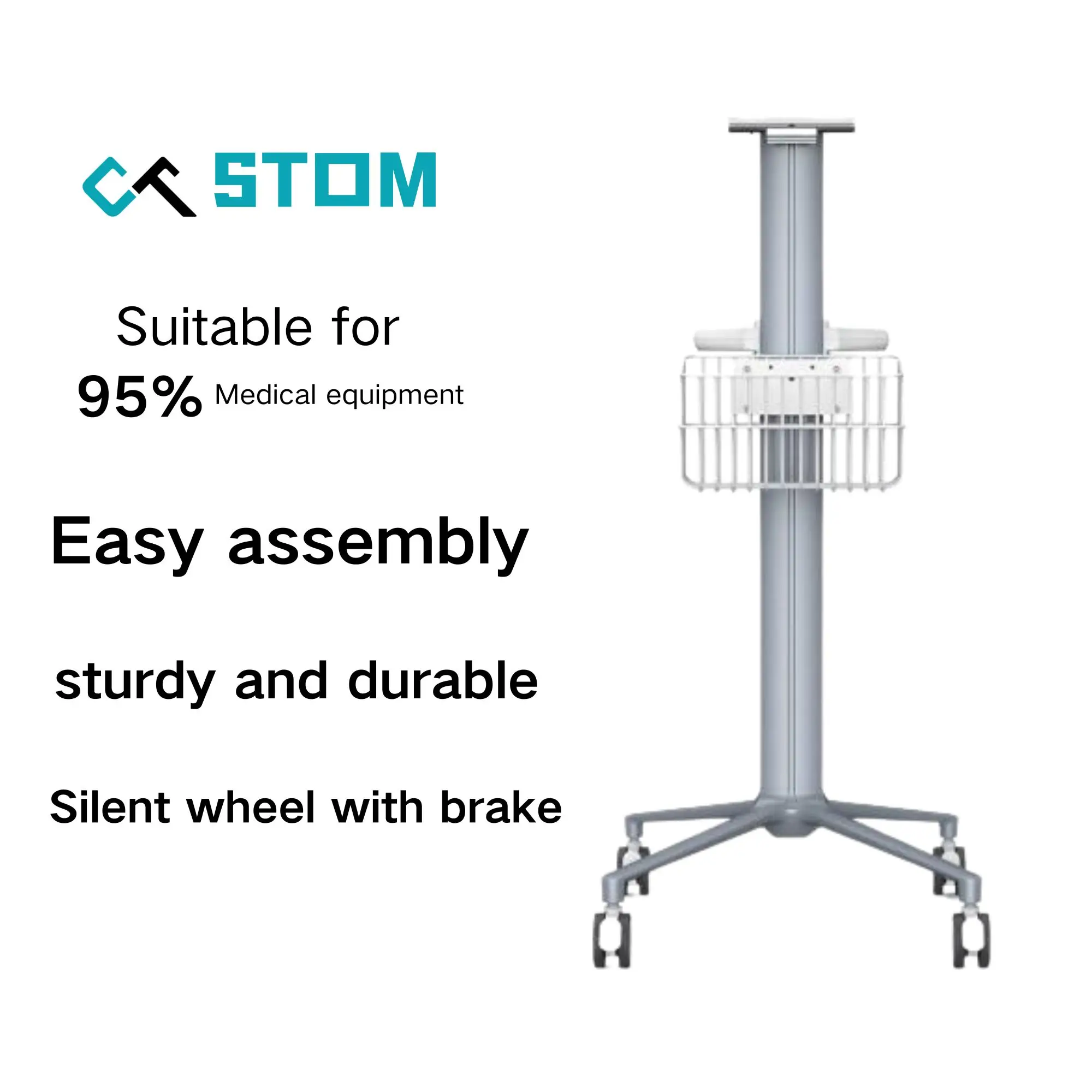 Aluminum Alloy Computer Care Trolley for Use
Aluminum Alloy Computer Care Trolley for Use