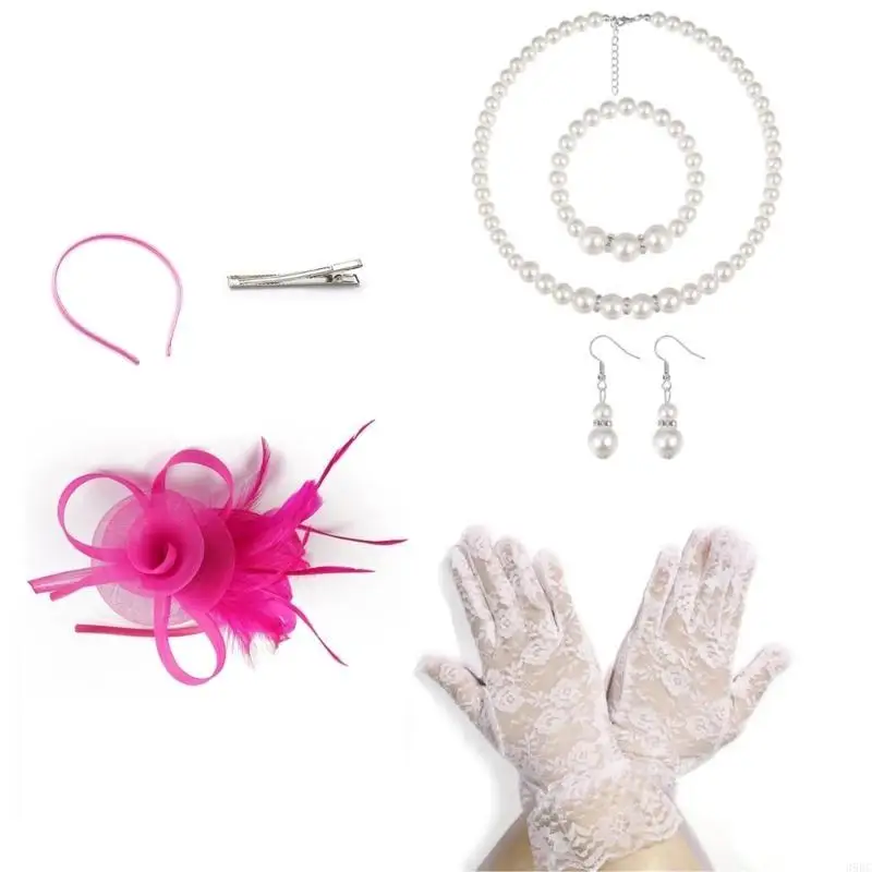 39BC Women's Necklace Earrings and Fascinator With Lightweight And Mesh Designs For Bridal Parties And Evening Event
39BC Women's Necklace Earrings and Fascinator With Lightweight And Mesh Designs For Bridal Parties And Evening Event