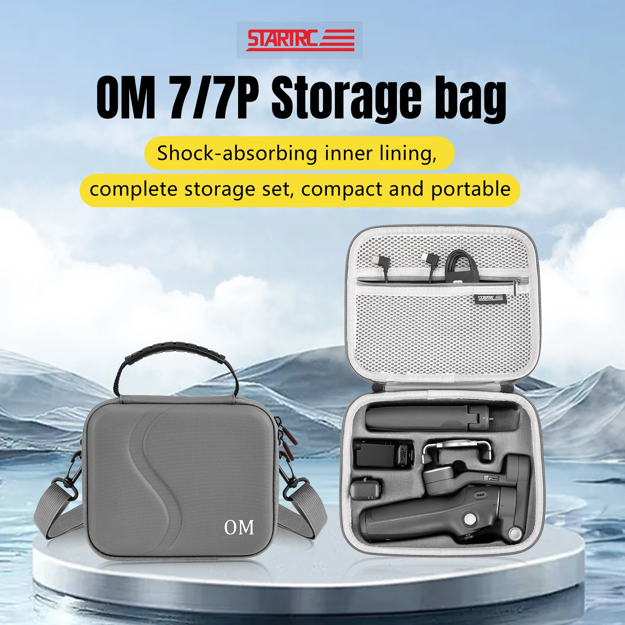STARTRC Shoulder Bag for DJI OM7/7P Shockproof Compact Adjustable Travel Gadget Quality EasyCarry Handheld Multifunctional
STARTRC Shoulder Bag for DJI OM7/7P Shockproof Compact Adjustable Travel Gadget Quality EasyCarry Handheld Multifunctional