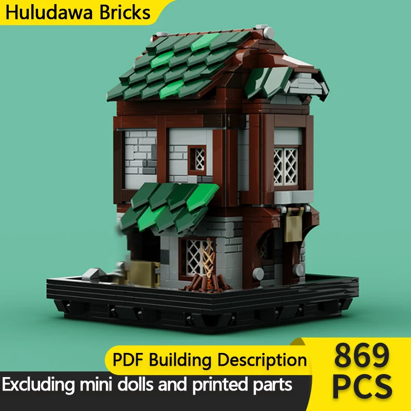 Medieval Castle Model MOC Building Bricks Pizzeria Store And Inn Modular Technology Children Holiday Gifts Assemble Toys Suit
Medieval Castle Model MOC Building Bricks Pizzeria Store And Inn Modular Technology Children Holiday Gifts Assemble Toys Suit