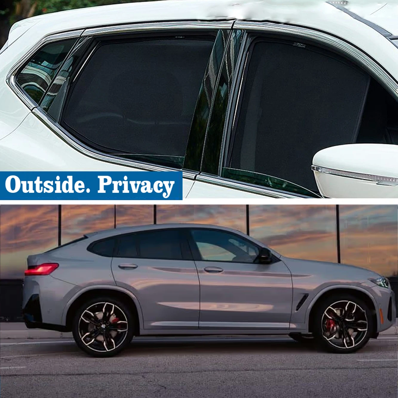For BMW X4 M G02 2019 2020 - 2026 2021 2022 Magnetic Car Sunshade Shield Front Windshield Frame Curtain Sun Shades Accessories
For BMW X4 M G02 2019 2020 - 2026 2021 2022 Magnetic Car Sunshade Shield Front Windshield Frame Curtain Sun Shades Accessories